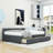 Full Upholstered Sofa Daybed with Drawers-889739985
