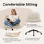 Milicent Armless Wide Desk Chair with Wheels-769985871-765569679