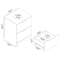 Table de chevet 2 tiroirs 23,62 po Aroob-1978386995-1948149900
