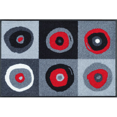 Non-Slip Geometric Outdoor Doormat