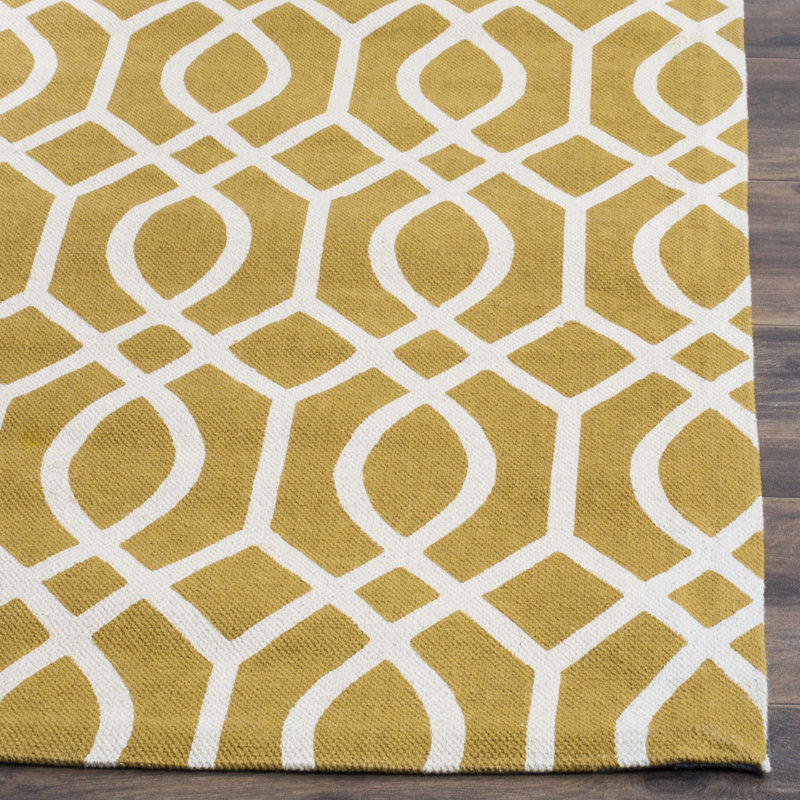 Charing Cross Cedar Brook Hand Loomed Cotton Rug, Rectangle 2'3" x 3'9"