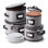 4-Piece Hard Shell Dinnerware Storage Set
