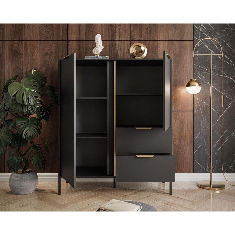 Amei 2 Drawer 103.3cm W Combo Dresser