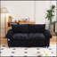 Canapé-lit convertible en velours de 73 pouces avec canapé-lit et matelas escamotable-1214033646