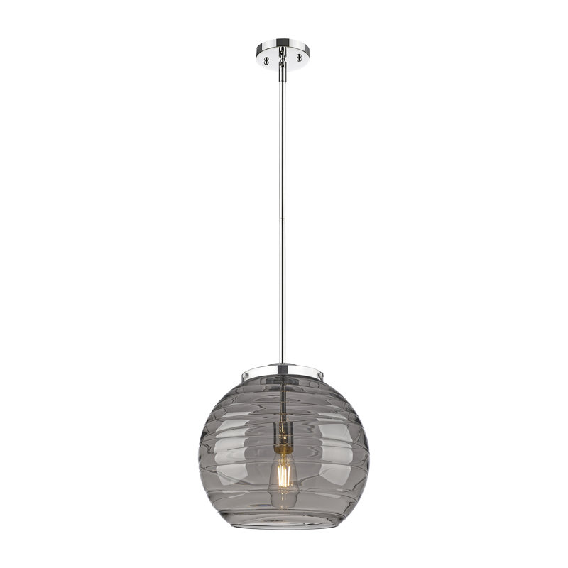 Luminaire suspendu 1 lumière Ellington, H 14,88 po x l 13,75 po x P 13,75 po, Chrome poli