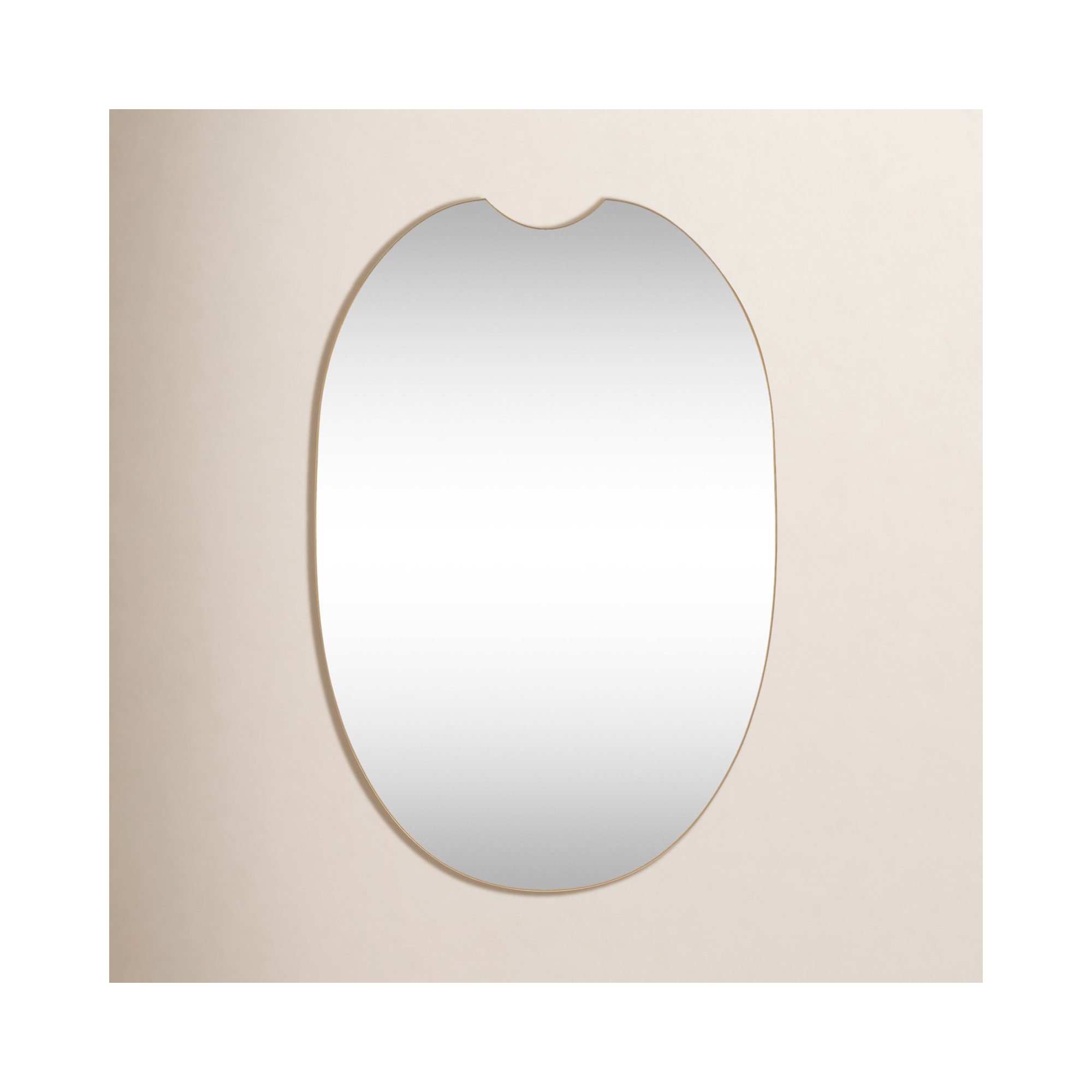 Pippie Metal Oval Wall Mirror