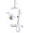 Tub and Shower Faucet with Rough in Valve-117492784