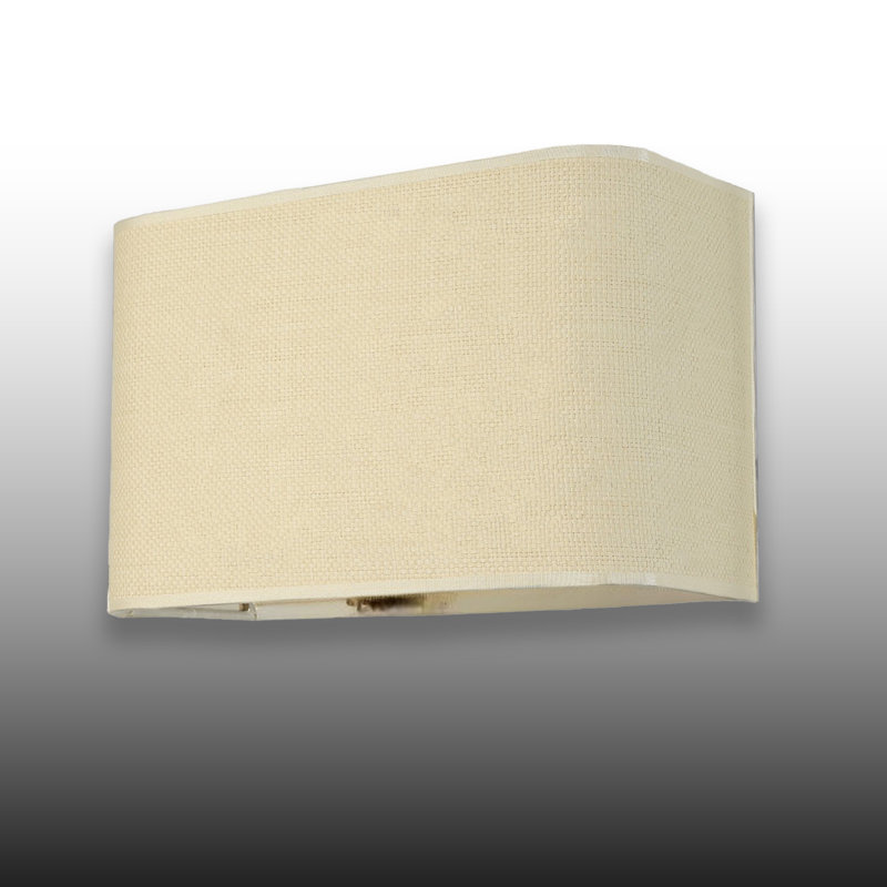 Rectangle 4500K LED Flush Mount Sconce, Cream