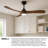 SWELL FLUSH ILLUMINATED 56" Integrated LED Smart Fan with HIRO Remote-94486999