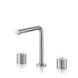 Acquaco Linki Puro Up Deck Mount Three-Hole Two Handle Widespread Bathroom Lavatory Faucet