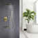 Pressure Balance Shower Faucet Complete Shower System with Rough-in Valve