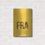 Ebern Designs «FRA ATC» par O8, art mural en métal-1170983034