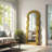 Modern Cheval Mirror, Yellow, 25.6 x 66.9 inches | 100% MDF Construction, Wall-Mountable Design | Elegant Solid Color for Home Décor, Perfect for Dressing Rooms & Bedrooms, Stylish and Functional-138182943