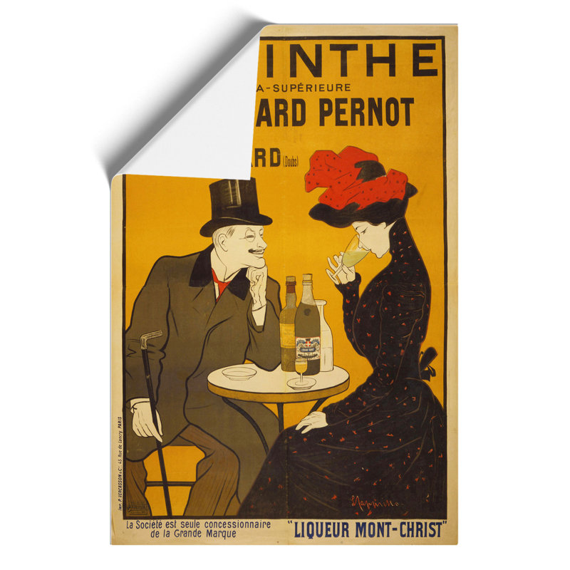 Vintage Absinthe Advertisement - Wall Art, 42cm H x 30cm W x 0.1cm D