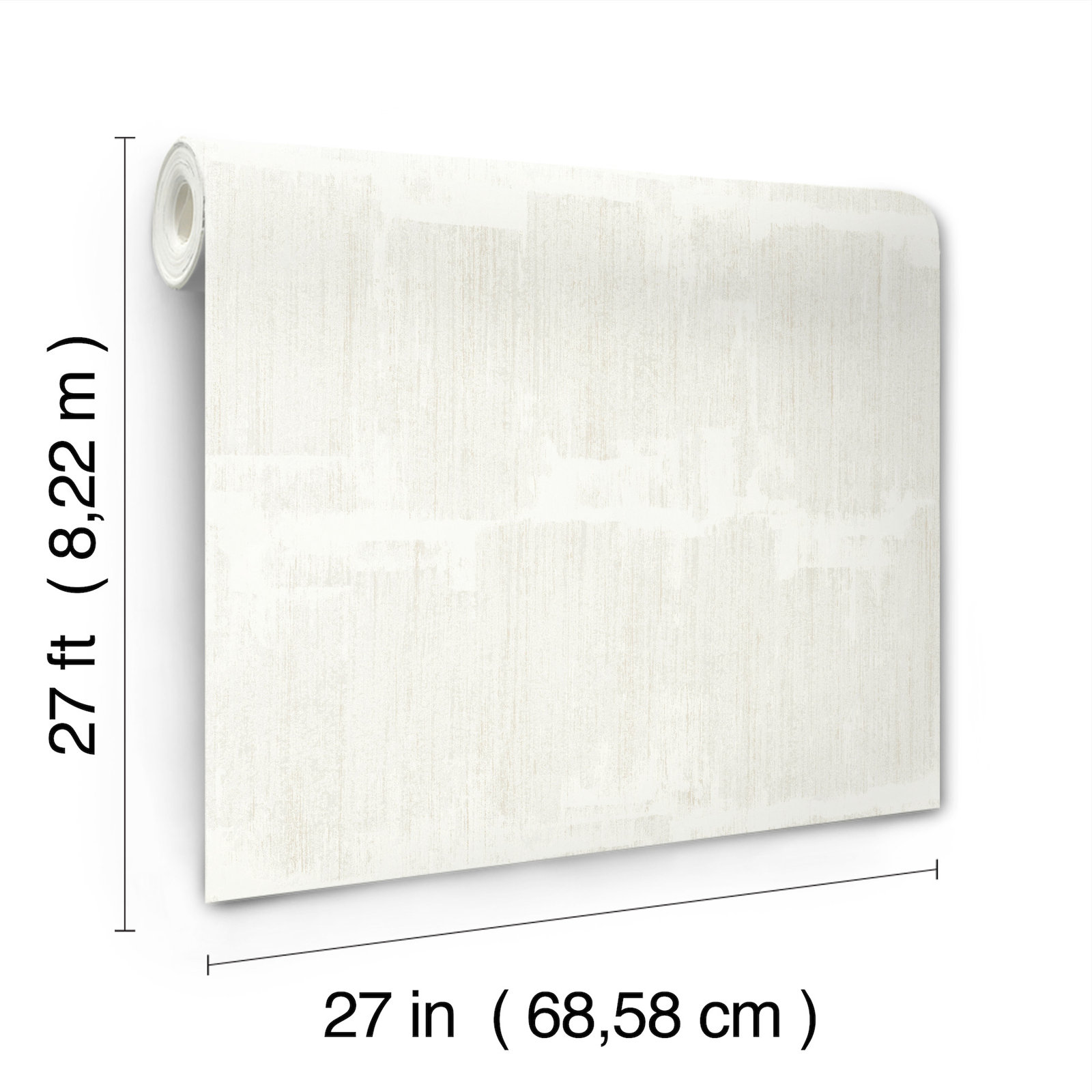 Mcmakin Wallpaper Double Roll, White