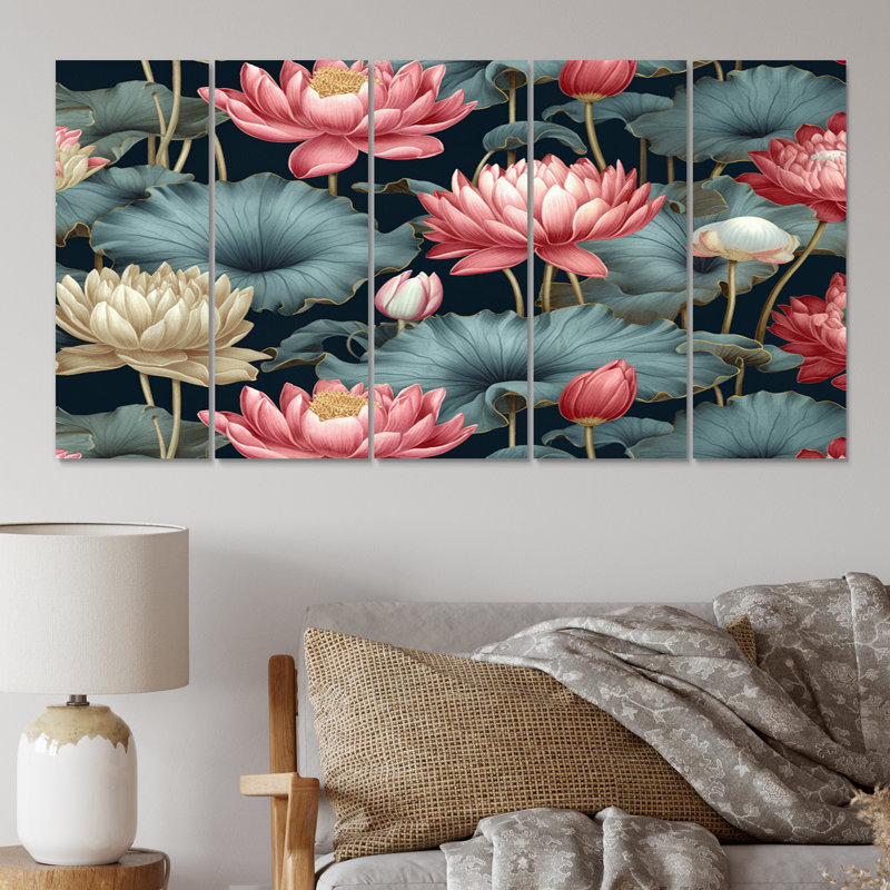 Boho Plants & Flowers Wall Decor on Metal