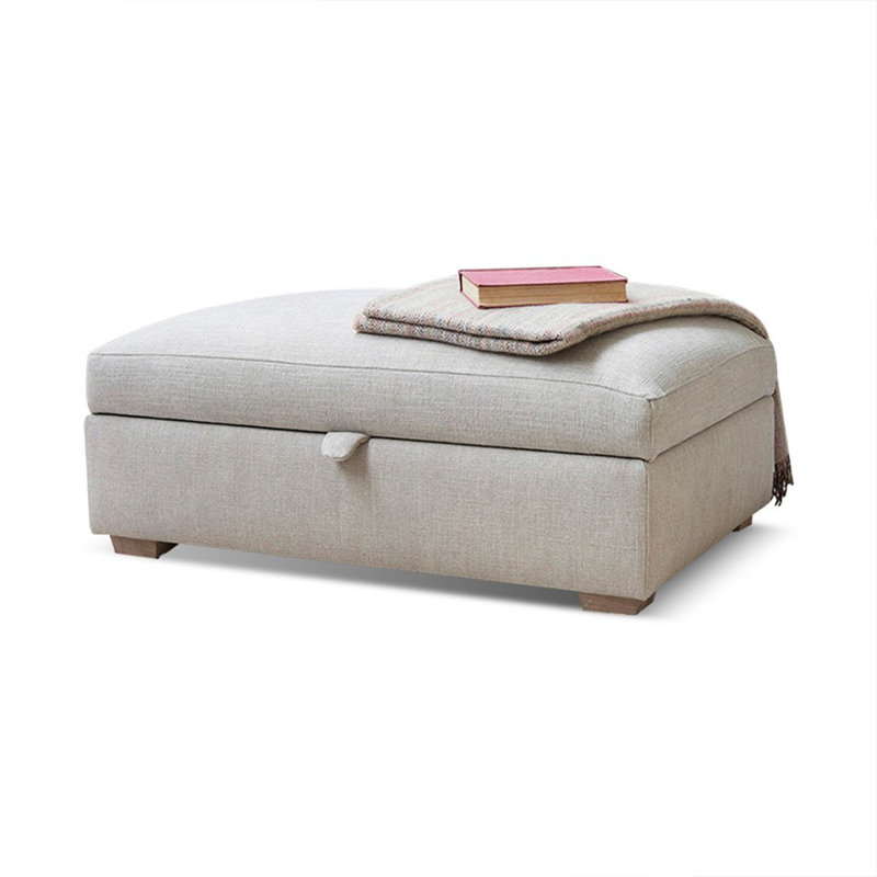Banc rembourré beige, Beige