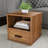 Danaya Stackable Cube End Table - Contemporary Minimalist Modular Accent Piece with Drawer for Bedroom, Living Room, or Office-1636903864