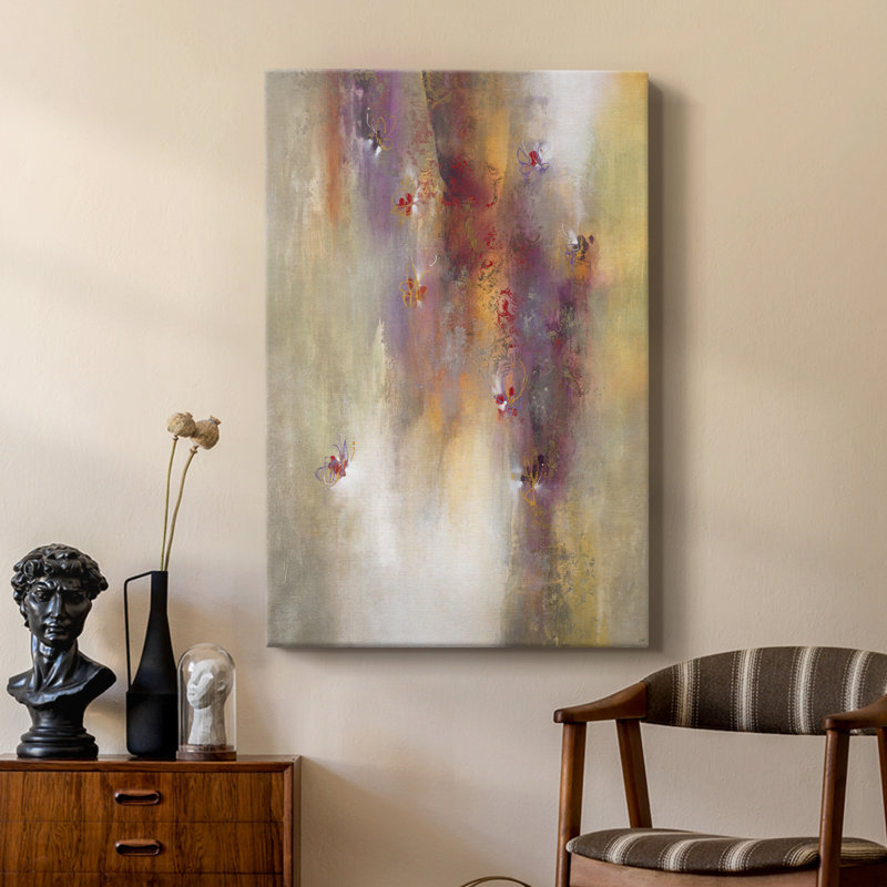 Été écarlate - galerie Cavas sur mesure, H 18 po x l 12 po