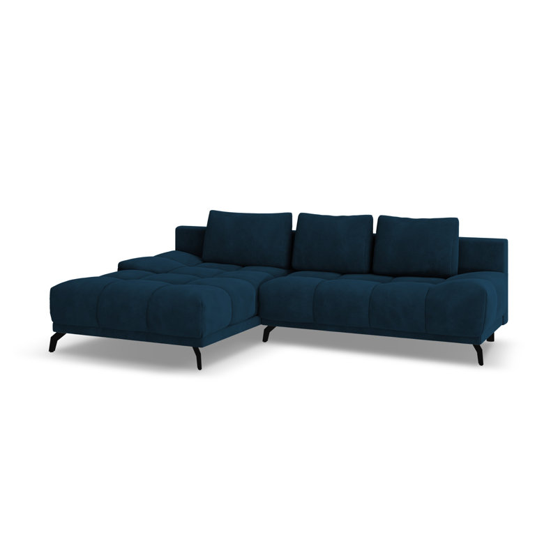Cuthrell 5 Seater Sofa Bed, Royal Blue, Left Hand Facing