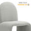 Chaise rembourrée Junia Boucle-109758087