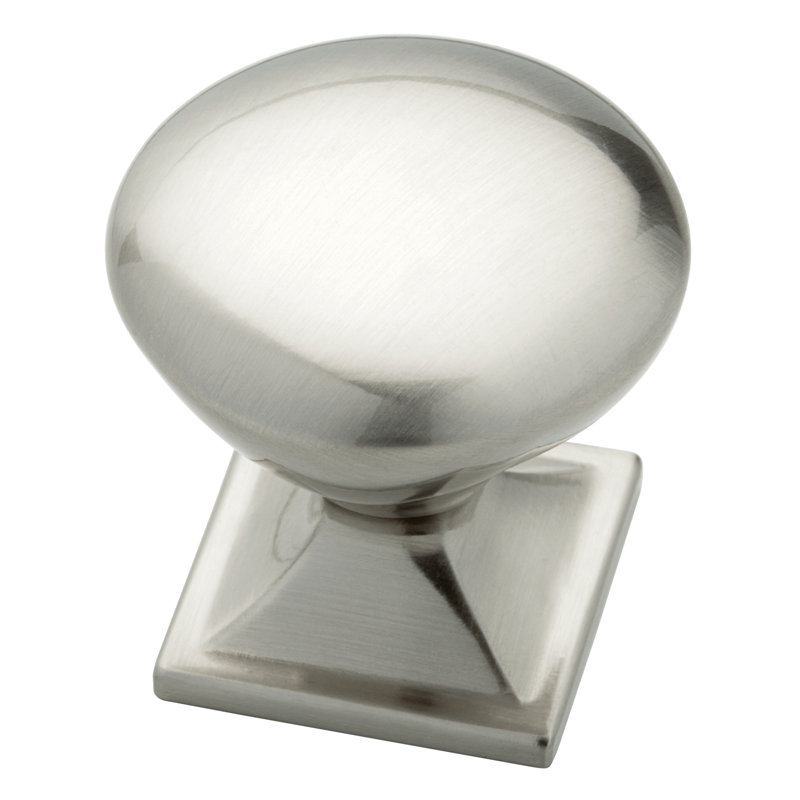 Poignée champignon de diamètre 1 3/16 po Southampton, Nickel satiné