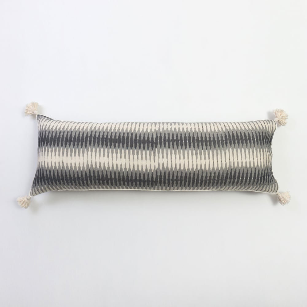 Mitee Reversible Extra Long Bolster Pillow Amity Home