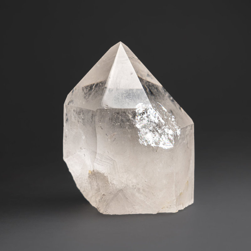 Genuine Polished Clear Quartz Point From Brazil (4.7 Lbs)