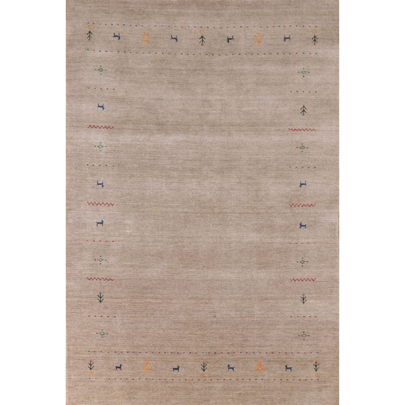 Tapis tribal Gabbeh 5 x 8