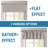 100% Blackout Curtain Valances for Kitchen Windows/Bathroom/Living Room/Bedroom Thermal Insulated Rod Pocket Valances for Windows, 2 Pack-1508882547
