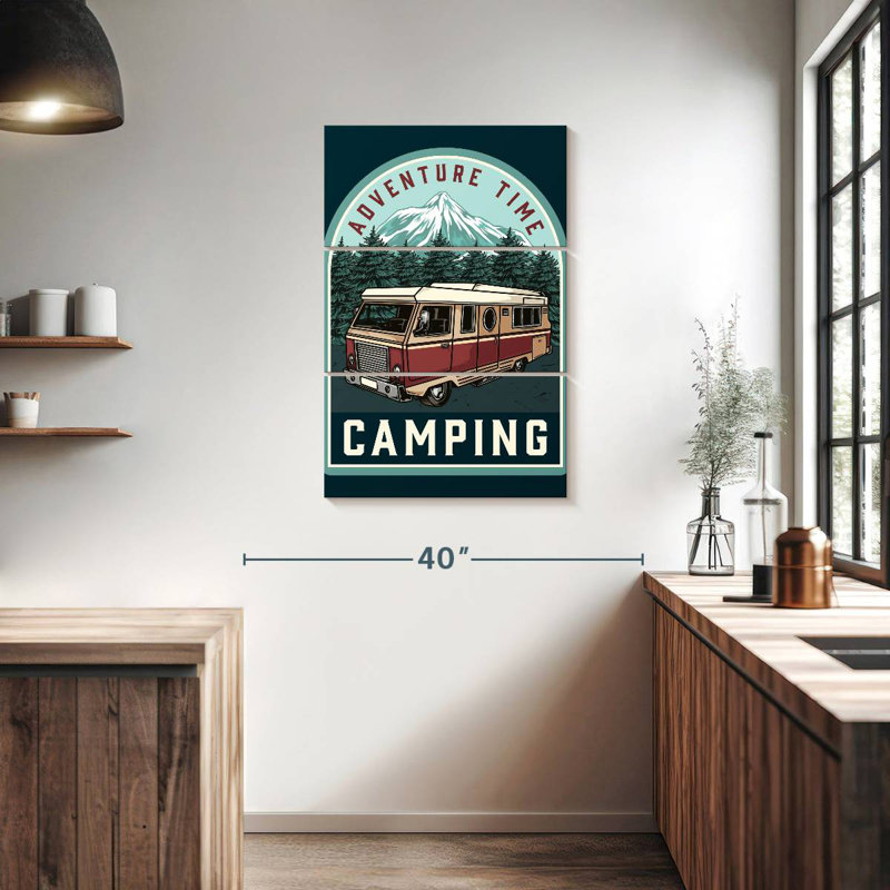 Tergel camping à thème, H 38 po x l 24 po