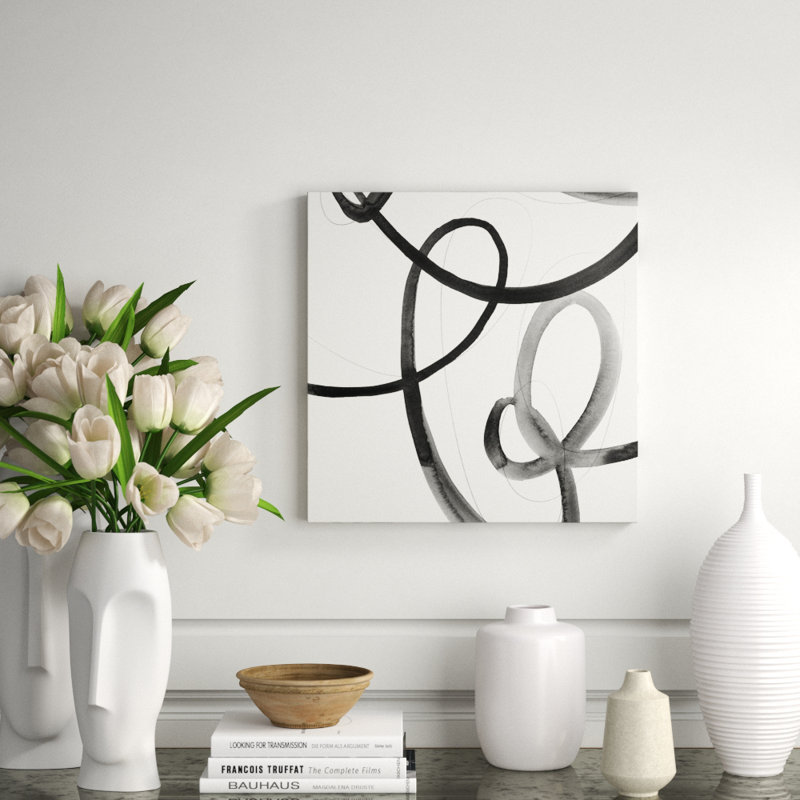 Heartbeat Note V Print by Barclay Butera, 20" H x 20" W x 1.5" D, Glass Coat