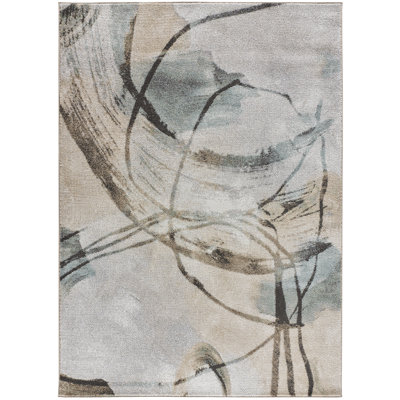 Adelric Rectangle Abstract Area Rug