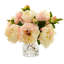 Peony Floral Arrangement In A Glass Vase