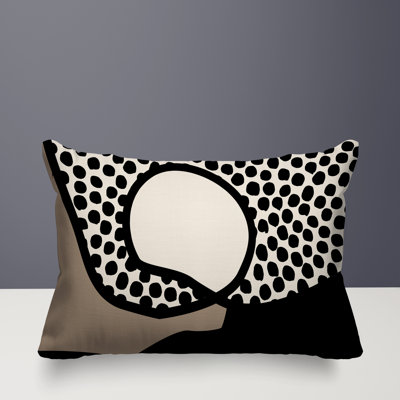 Jai Abstract Reversible Indoor/Outdoor Lumbar Pillow