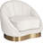 Shelly 34.25" Wide Tufted Velvet Barrel Chair-455253620