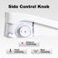 Siège de bidet intelligent avec poignée latérale, chauffage instantané, personnalisable, solution de nettoyage de salle de bain familiale, options de nettoyage multiples, capteur d'ouverture / fermeture automatique du capteur de radars, installation