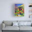Art mural sur toile tendue - art mural Cathy Carey «The Chimayo Greeter» pour le salon, la chambre à coucher ou le bureau - 14 x 19-852452998