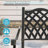 Outdoor Cast Aluminum Dining Armchair-828733090
