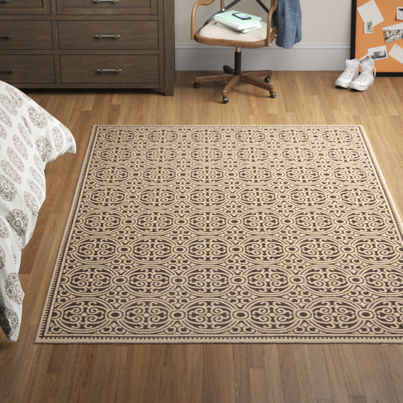 Tapis intérieur / extérieur Burnell 100 Performance, Carré 6 pi 7 po