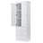 Tall Storage Cabinet With Three Drawers For Bathroom/Office, Adjustable Shelves And Anti-Tipping Device-959931425