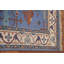 Tapis oriental bleu fait à la main Oushak 4 x 6