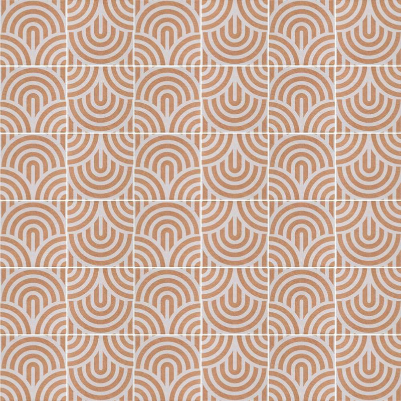 Carreau en porcelaine à motif 8 "x 8" Verity Waves, Cotto