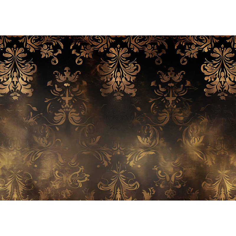 Adhésif mural pelez et collez - motifs baroques rétro, L 41 po x l 57 po