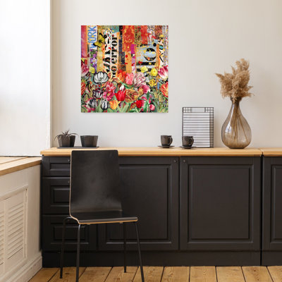 Lot Of Colors Going On Modern Vintage Spring Summer Wall Art