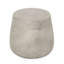 Table d'appoint en forme de tambour en béton léger - sans assemblage, l 18,55 po x P 18,55 po, 15,88 h, gris, aspect gris, forme béton, forme, 19 x 19 x 15,88