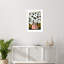 «Galya Pastel Flower Impression No 9» par Treechild, impression sur bois encadrée-100477612-100477609