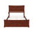 Daury Solid Wood Foundation Bed with Matching Footboard and Built-in Charging Station-5929573-5929574