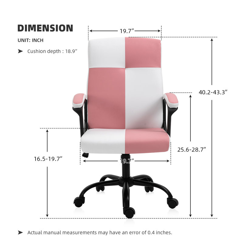 Fauteuil de conférence, Rose