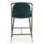 Ensemble de tabourets de comptoir contemporains rembourrés avec structure en métal durable et design élégant pour les cuisines et les bars modernes